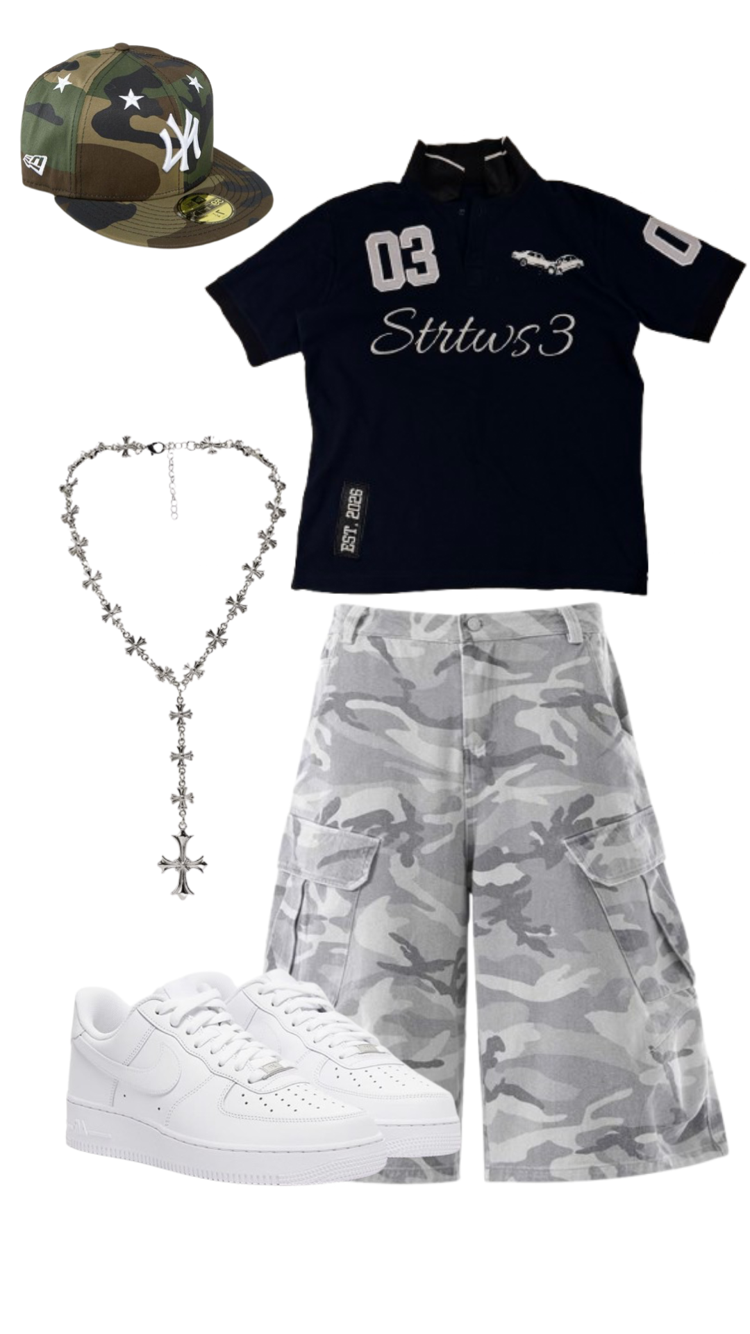 STRTWS3 SOCI3TY POLO -BLU3